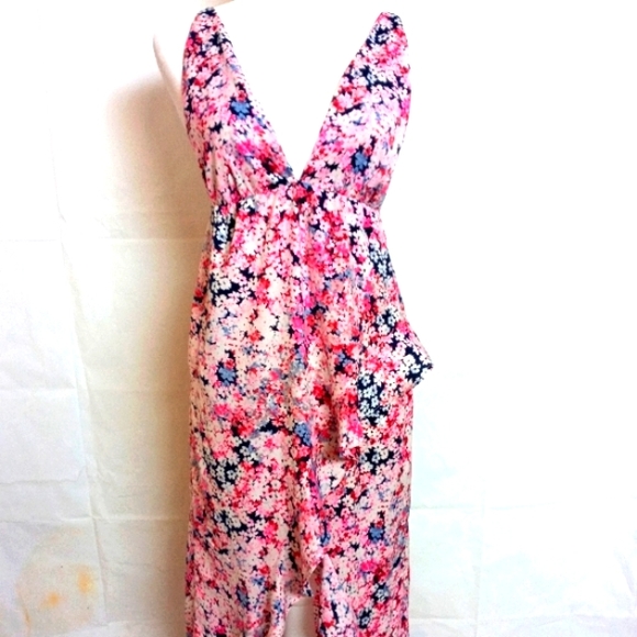 Michael Costello Maxi Dress High Low Pink Revolve - Picture 1 of 8